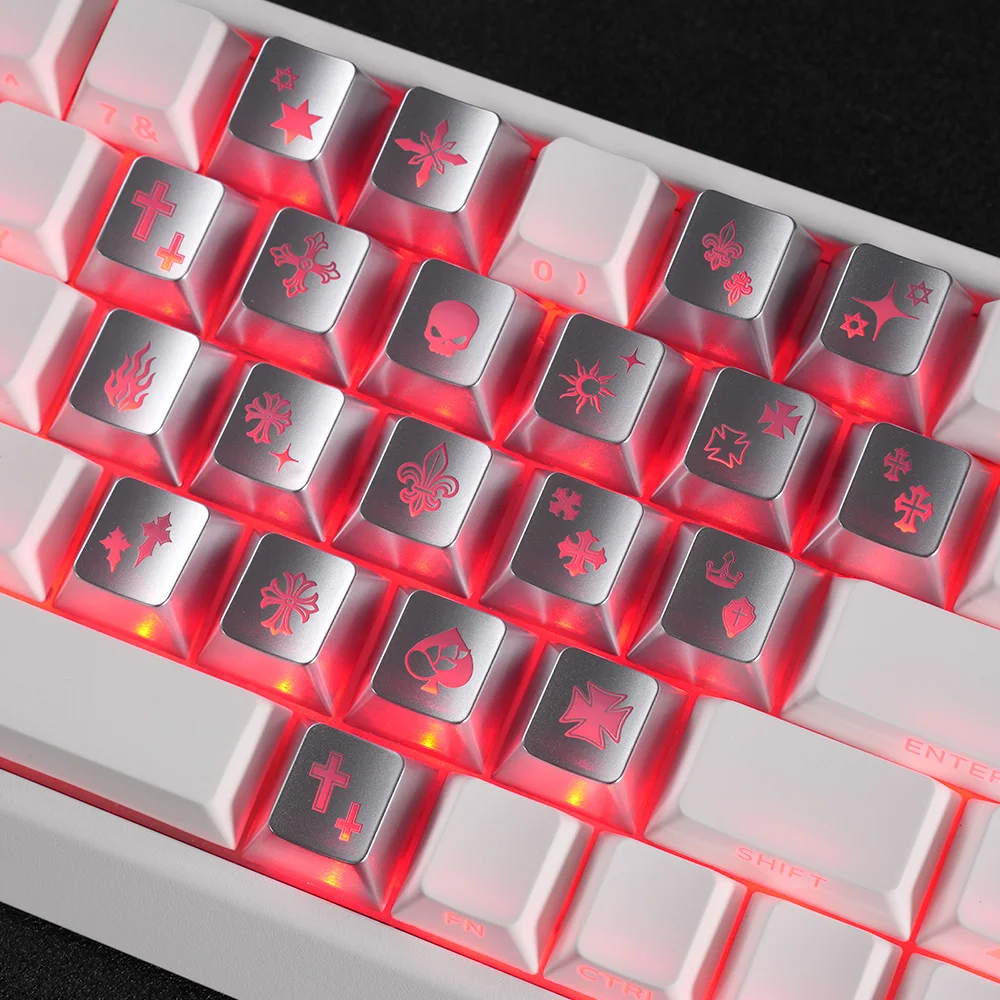 21-Tasten Cherry Profile Kro Herat Theme Thermal Sublimation Keycaps Set PBT Material für mechanische MX Switch Keyboard Peripheriegeräte