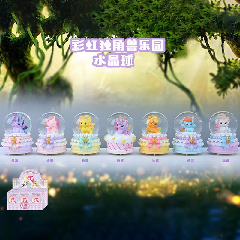 

Новый оригинальный Радужный Единорог Райский Хрустальный Шар Слепая Коробка Сердце для Девочки Украшение Спальни Орнамент Украшение Фестивальный Подарок