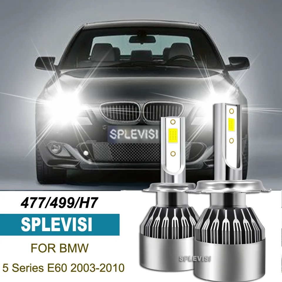 

2Pc LED Bulb Headlight Headlamp White 6000K COB High-Intensity For BMW 5 Series E60 2003 2004 2005 2006 2007 2008 2009 2010