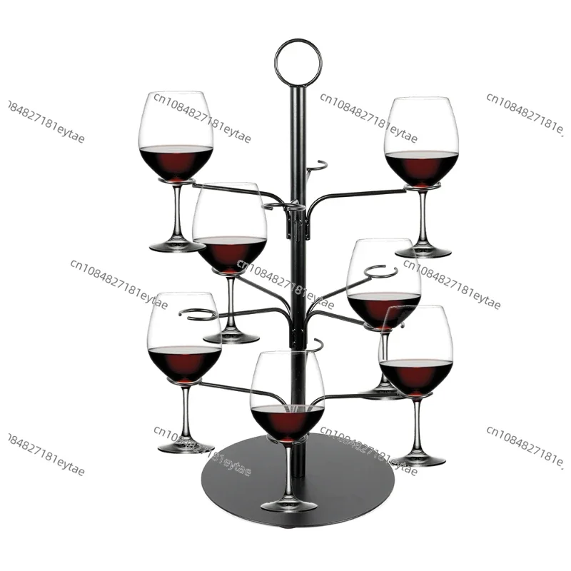 INTELLIGENT 3 Tier Wine Glass Holder Freestanding Tabletop Storage Rack Cocktail Glass Tree Display Stand