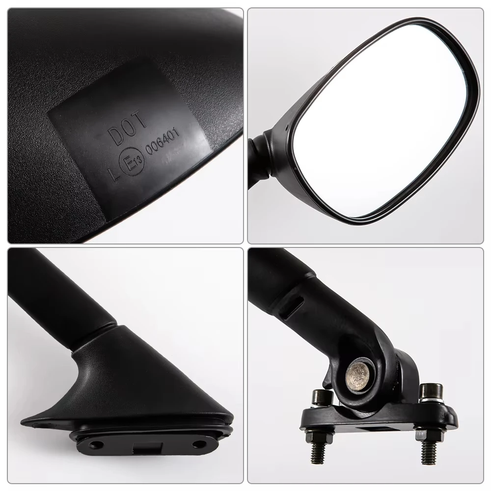 Motorcycle Rearview Mirror For Yamaha TMAX 500 2001-2011 2006 2007 2008 2009 2010 TMAX500 Bike Back Side Convex Scooters Mirrors - Image 5