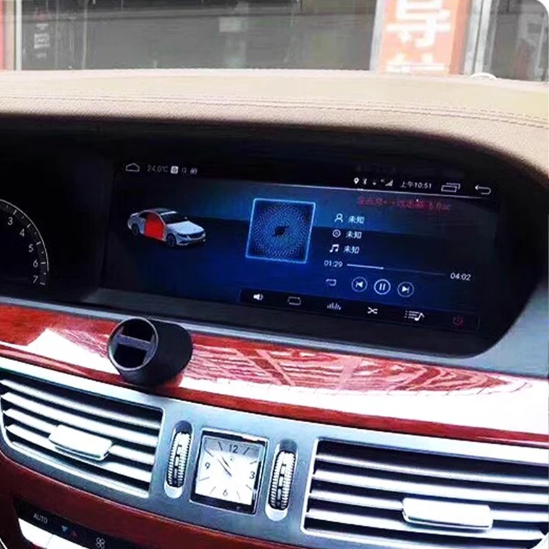 Auto  12.3" IPS Touch Screen  Android System 10.0  Car  Navigation  for Vito Vclass V250 W447