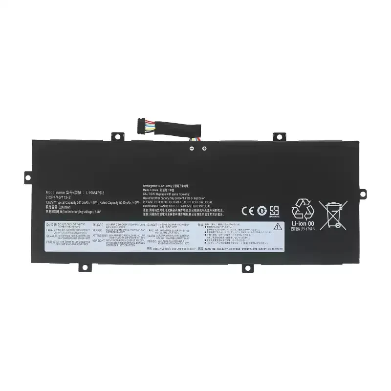 

L19M4PD8 Laptop Battery For Lenovo Yoga Duet 7-13IML05 2-in-1 IML 2020 2021 Series L19C4PD8 5B10X87836 SB10X87837