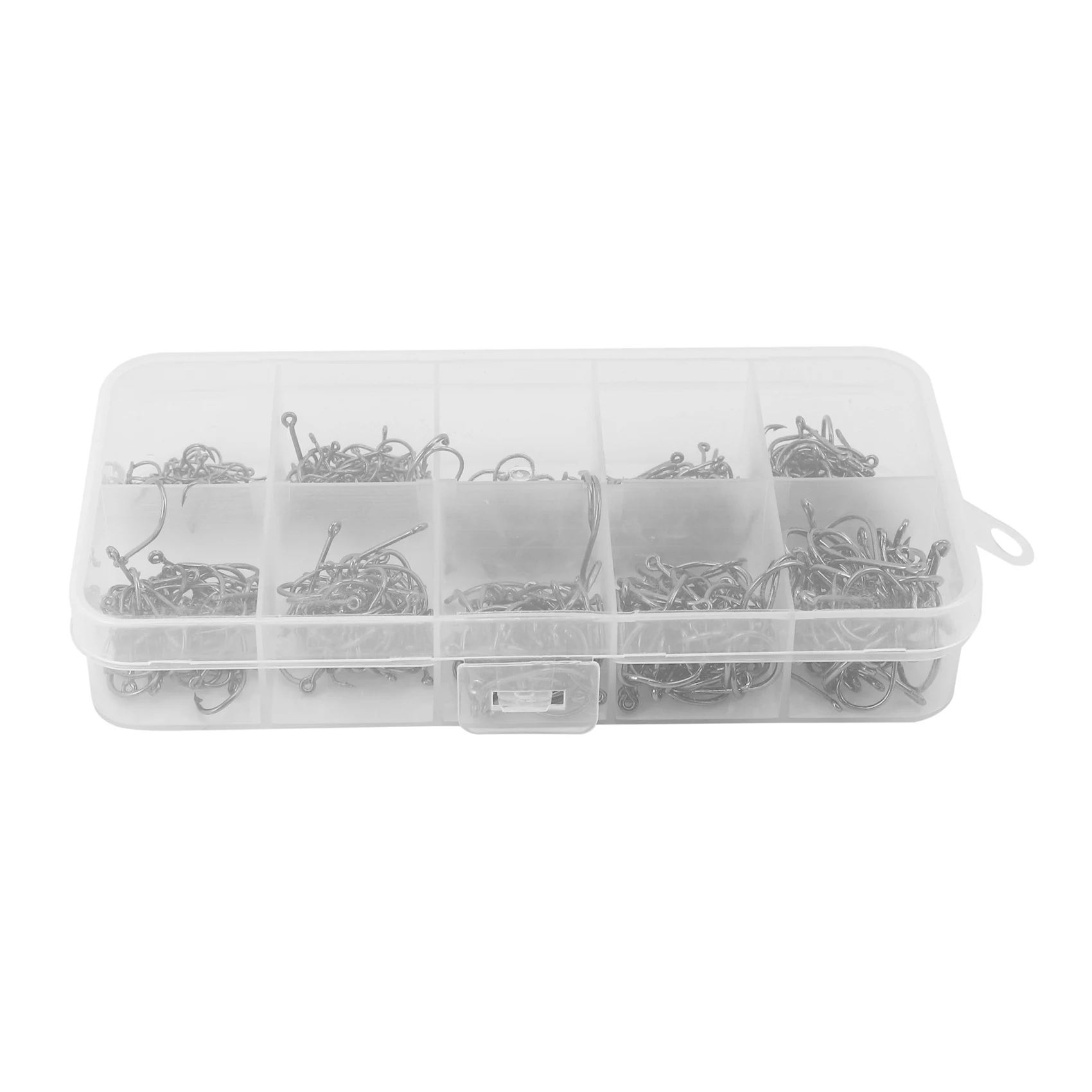 

Y49A-1000Pcs/Set Mixed Size 3-12 High Carbon Steel Carp Fishing Hooks Pack With Hole With Retail Box Jigging Bait