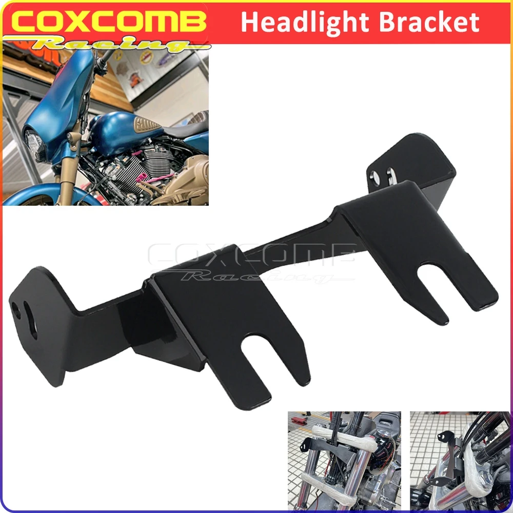 

Auxiliary Light Bracket Motorbike Headlamp Lamp Holder For Harley Touring Road Glide FLFB FLFBS Street Glide FLSL Road King FLHR