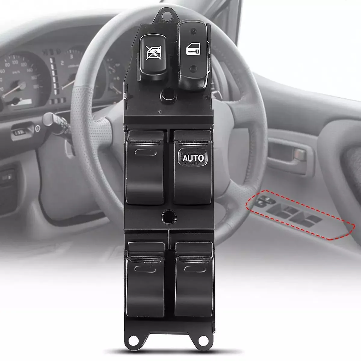 

Главный переключатель стеклоподъемника для Toyota Landcruiser 100 серии 1998-2002 гг.