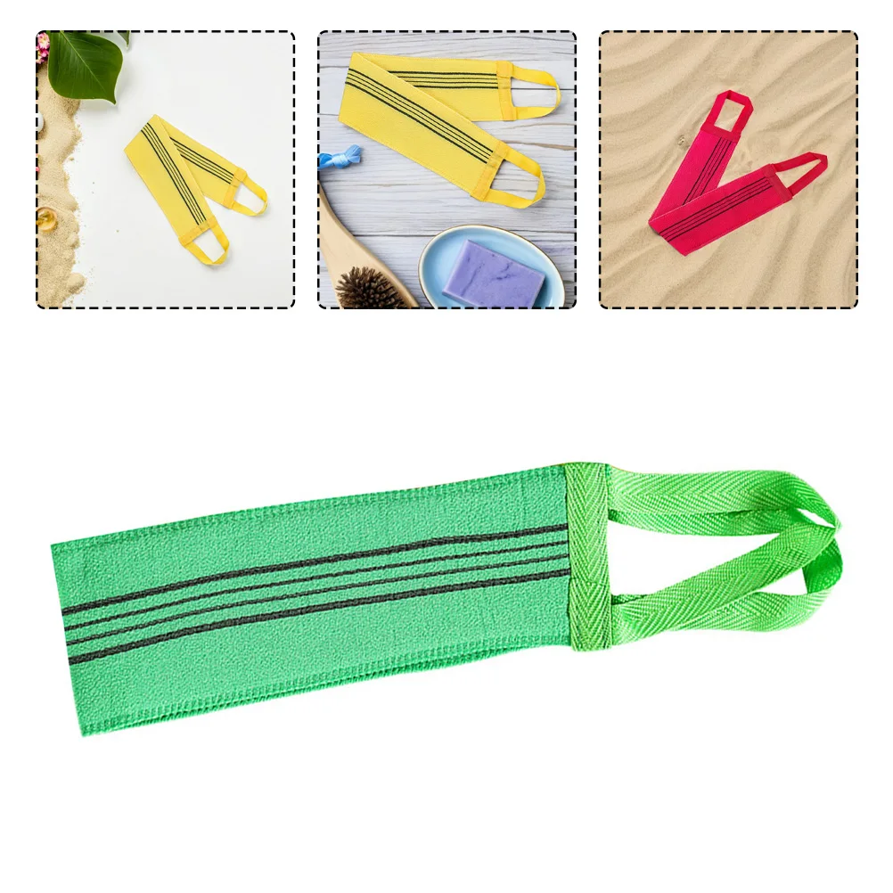 

Premium Bath Towel Back Scrubber Double Sided Japanese Style Body Washing Cloth Long Reach Foldable Storage Durable Mild
