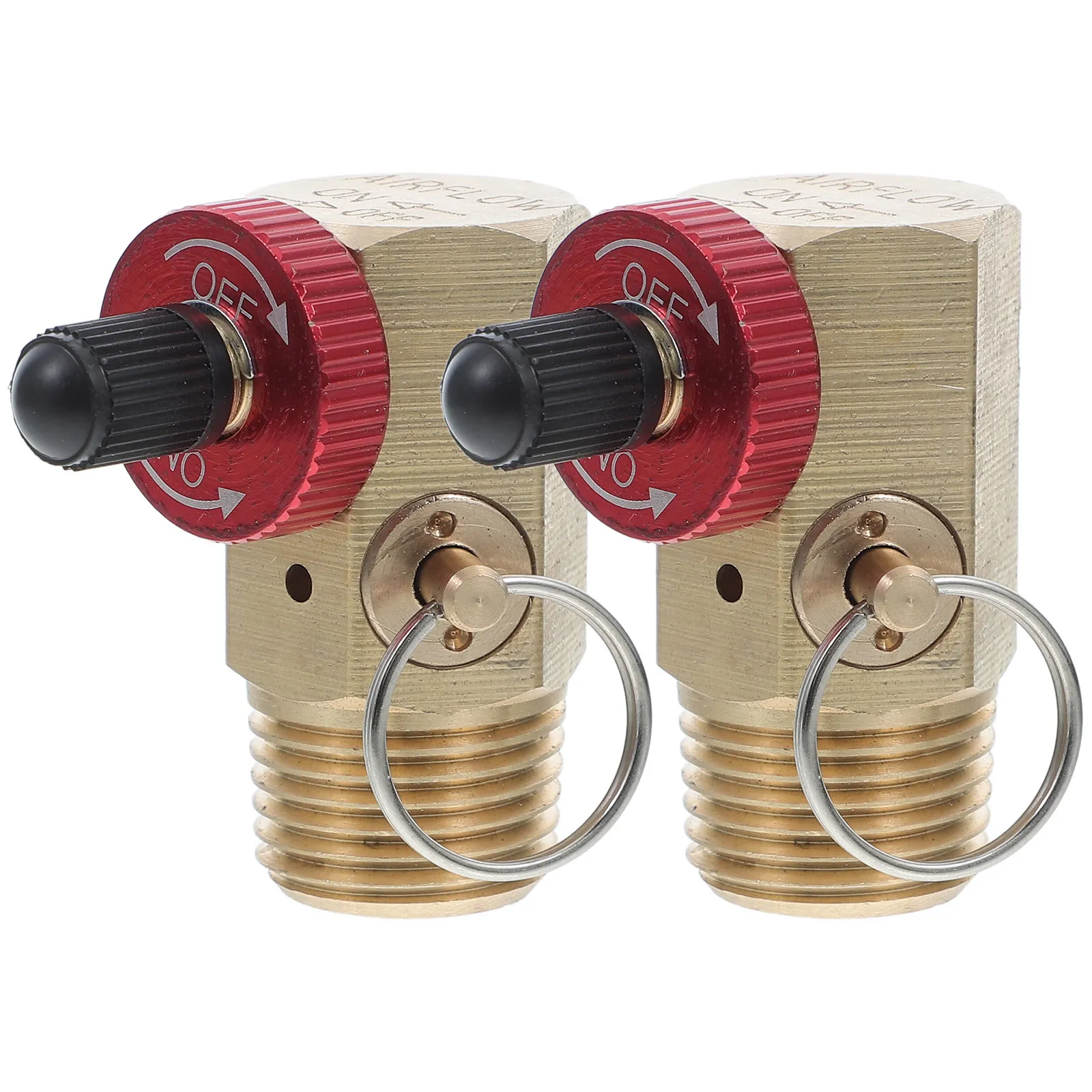 

Комплект из 2 латунных предохранительных клапанов для воздушного компрессора: комбинированный клапан, порт для заправки портативного бака, перепускной клапан для сброса давления, коллектор для аксессуаров к воздушным бакам