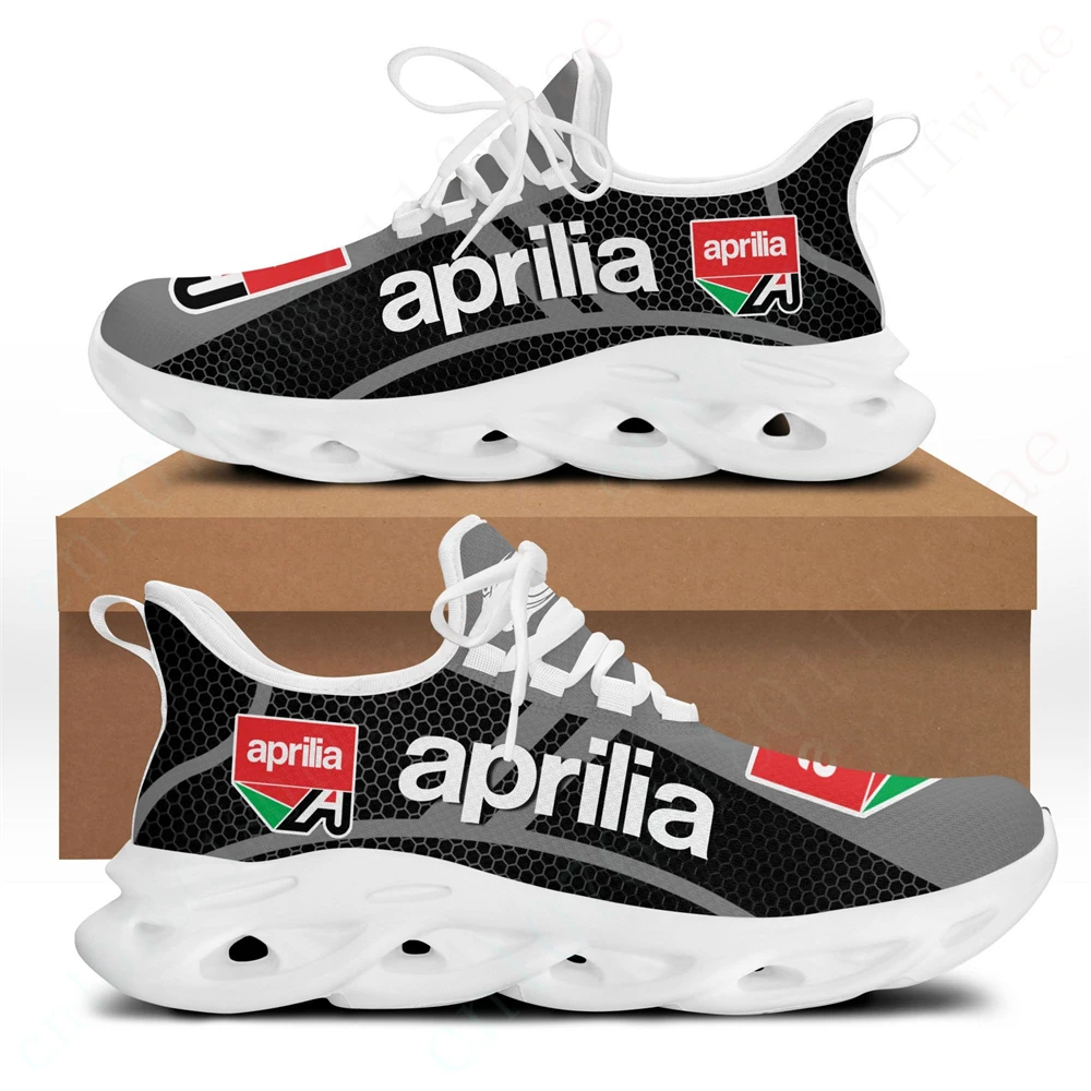 Aprilia sepatu kets olahraga untuk pria, sepatu Sneakers olahraga tenis ringan ukuran besar nyaman untuk pria