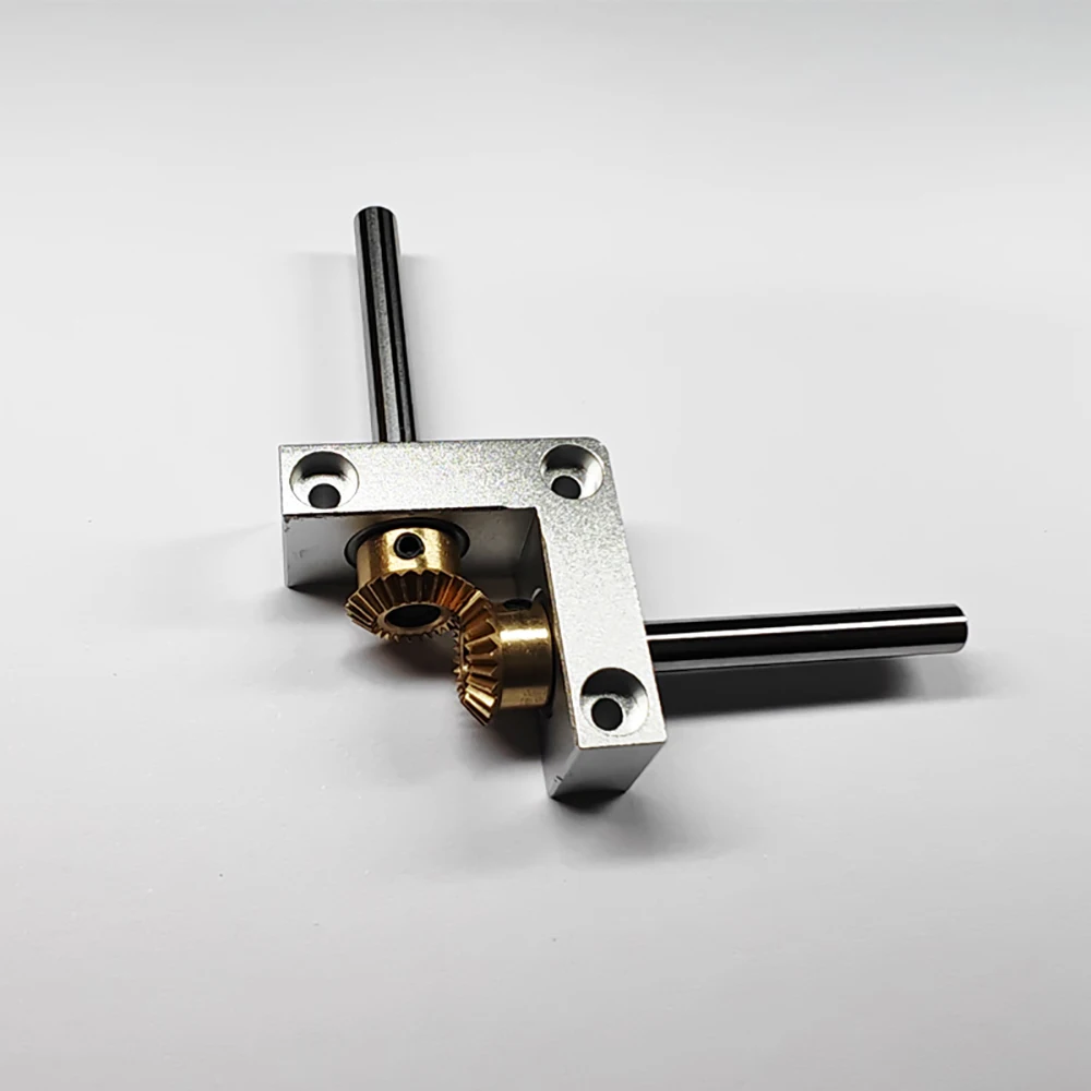 Mini 90° 1:1 Bevel Gearbox 4/5mm Shaft DIY Right Angle Drive Module