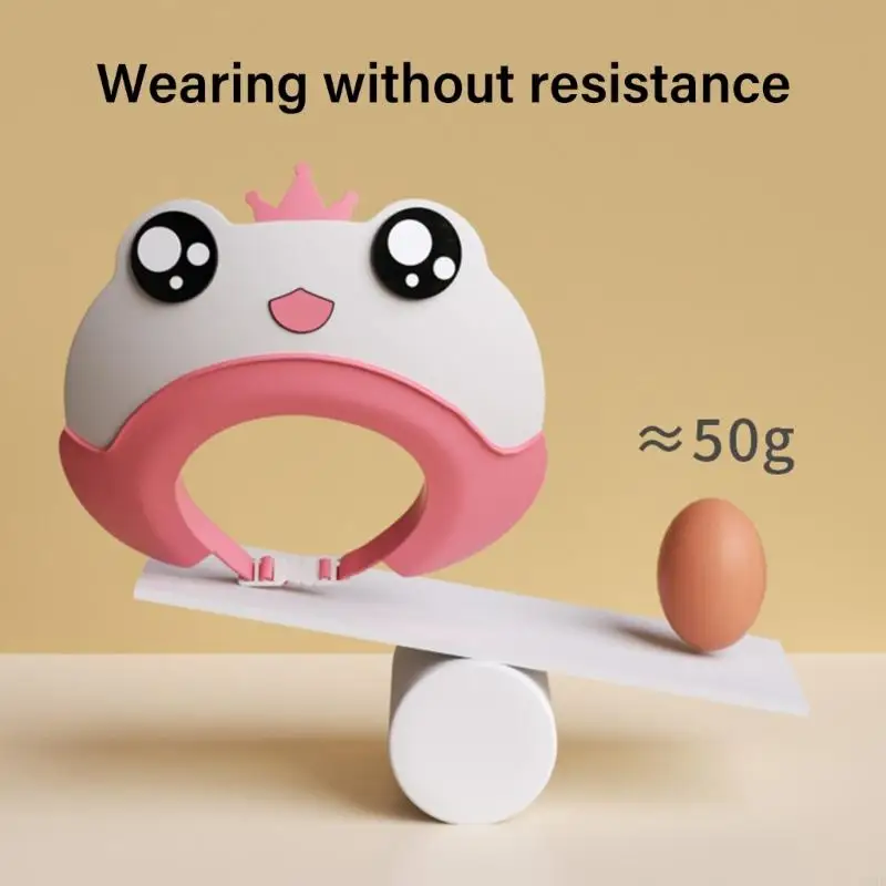 Cartoon Animal Shower Caps for Baby Bath Accessory Ear Protections Hat