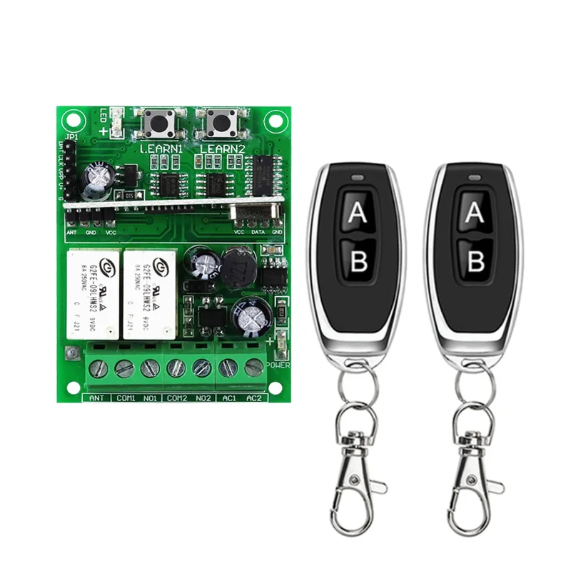 DC 12V  24V  36V 10A relay RF Wireless Remote Control switch  learning code Universal  lighting  315/433mhz