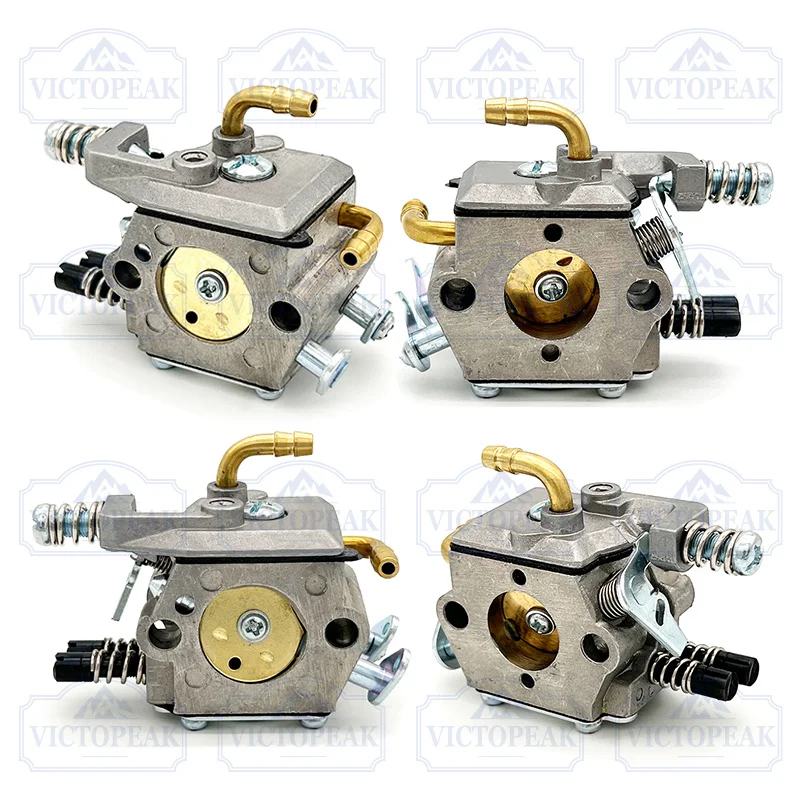 52/58 Chainsaw Carburetor Double Copper Tube - Set of 4 High-Quality Copper Material for Durability Stable Fuel Supply