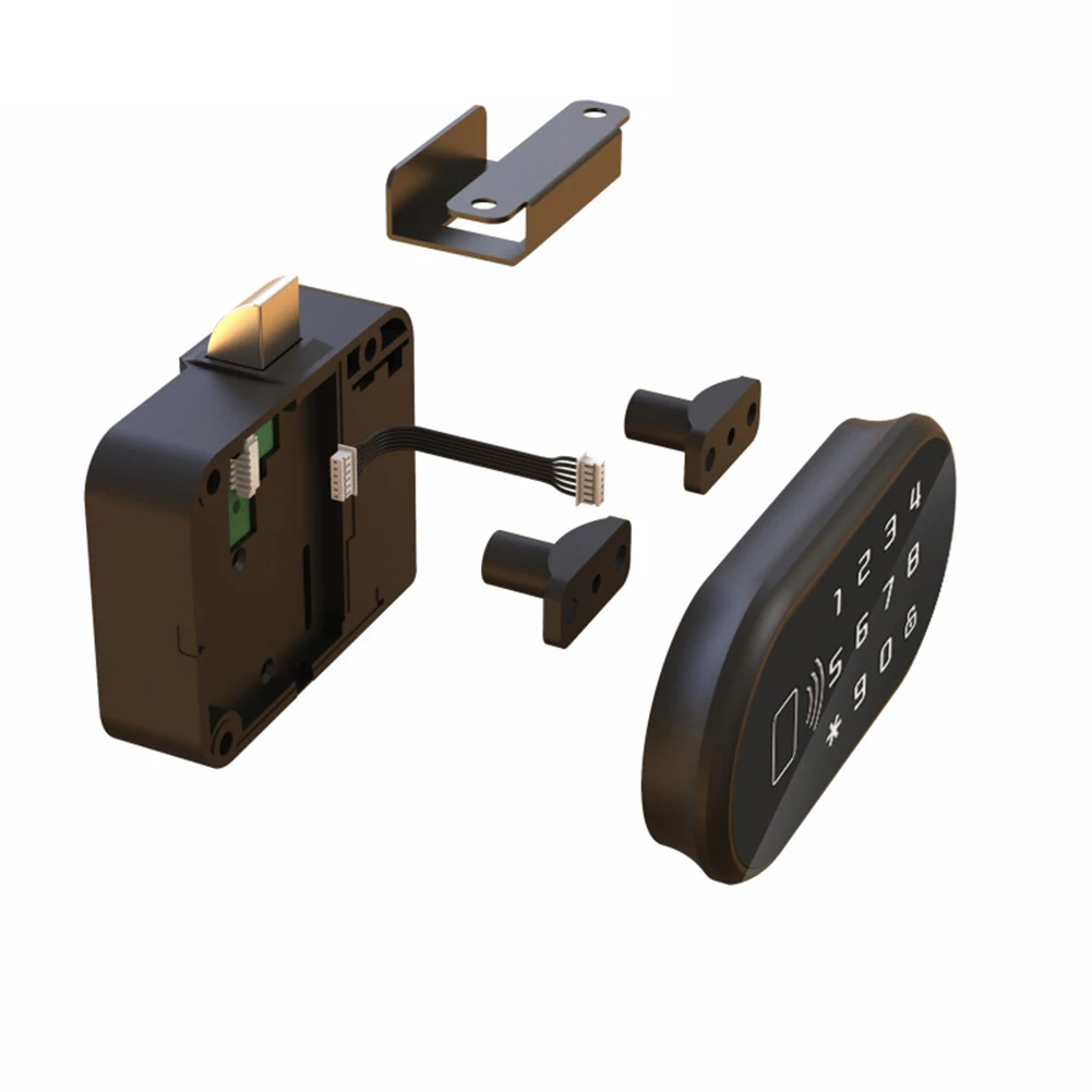 Кодовый замок с паролем, бытовой прикроватный шкаф, замок для ящика, замок для шкафа, кулачковый замок, простой в установке холодильник