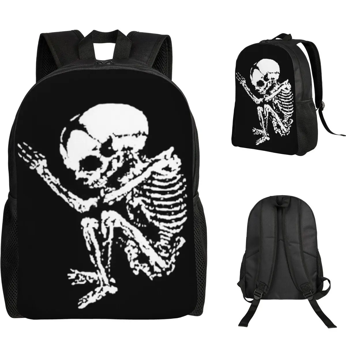 حقيبة ظهر معدنية على شكل جثة أكلة لحوم البشر، حقيبة ظهر ذات سعة كبيرة للأطفال، حقيبة كتب مدرسية، حقائب كتف للرجال والنساء