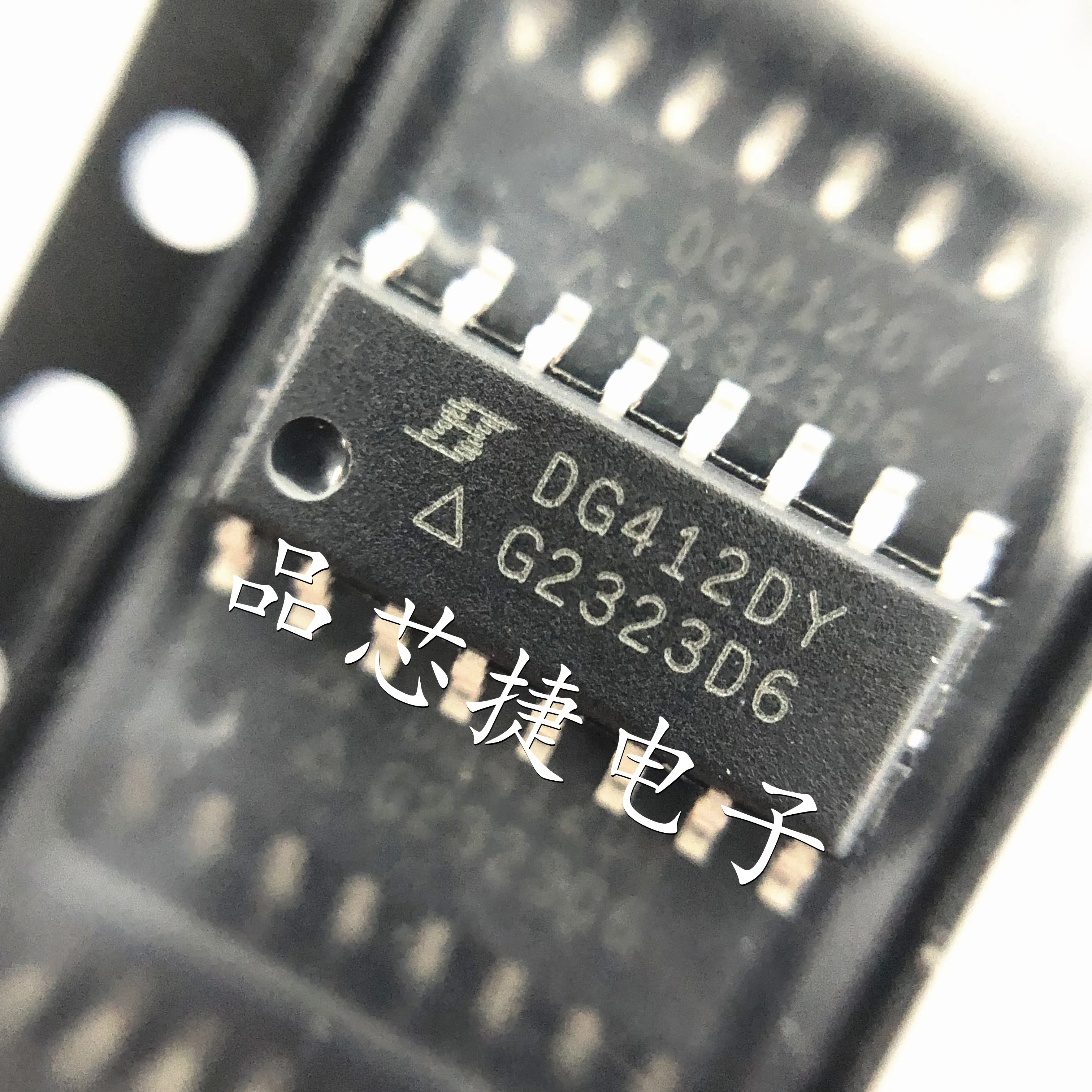 Lote de 10 unidades de marcado de DG412DY-T1-E3 DG412DY, SOIC-16 monolítico de precisión, Quad SPST, interruptores analógicos CMOS