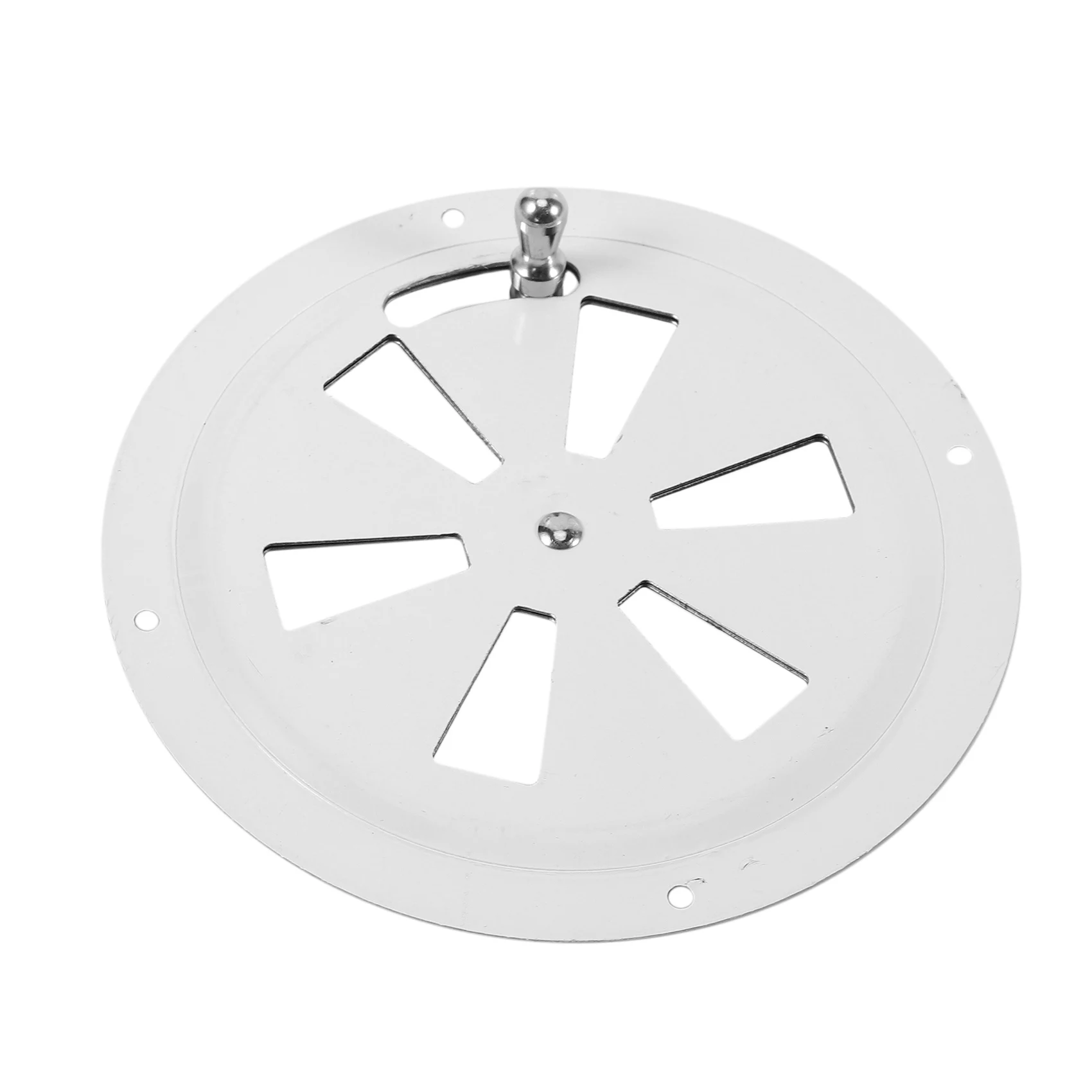 HOT Round Air Louver Vent & Side Knob Opening Grille Cover Marine Boat RV 316 Stainless Steel Ventilation Louvered Vent