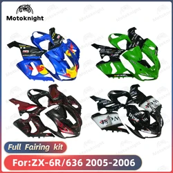 New ABS Motorcycle full Fairing Kit Fit For KAWASAKI ZX-6R ZX6R 636 2005 2006 05 06 Custom Fairings Kits Bodywork Shell set ZXMT