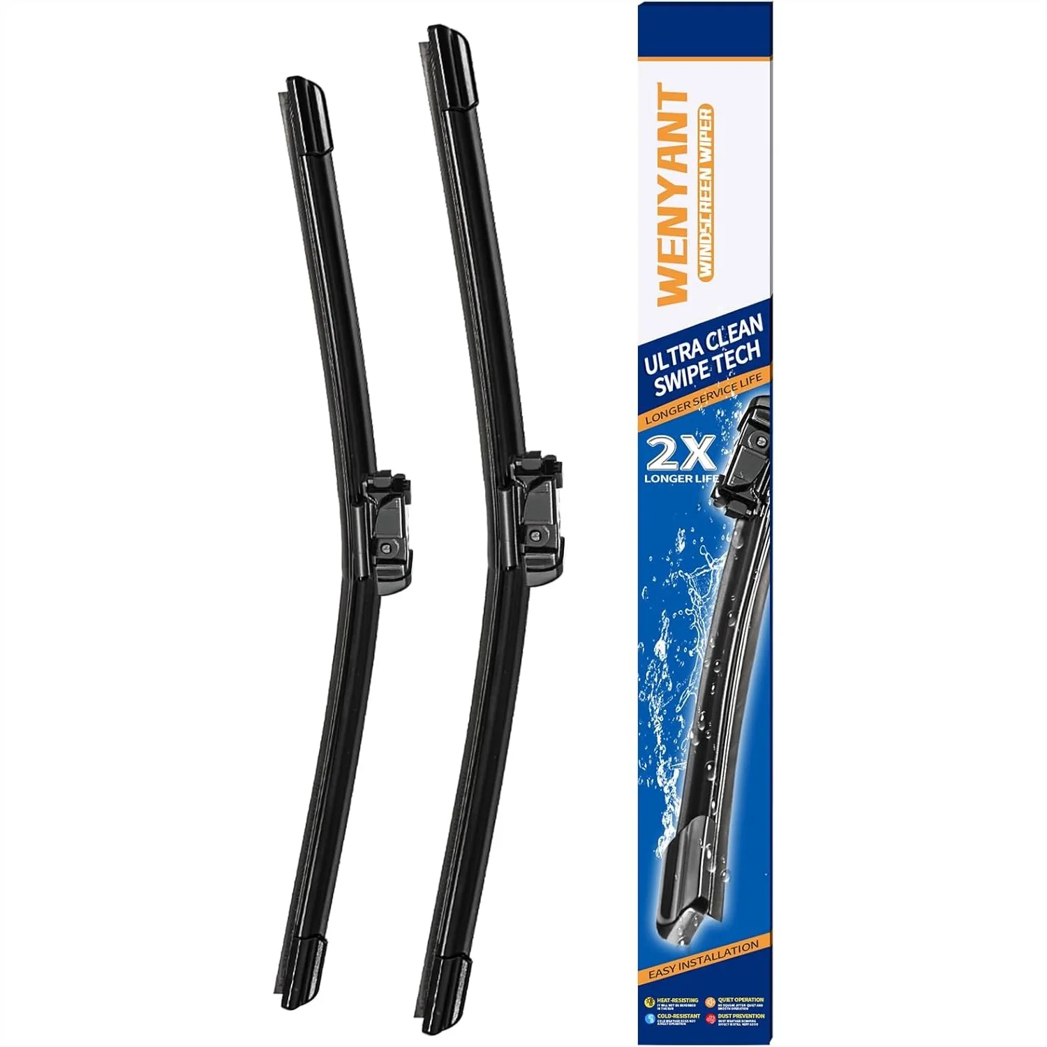 

Windshield Wipers 24" 21" Set of 2 Front Wiper Blades Compatible with GMC Acadia 2012-2007 Volkswagen Tiguan 2017-2009 Easy