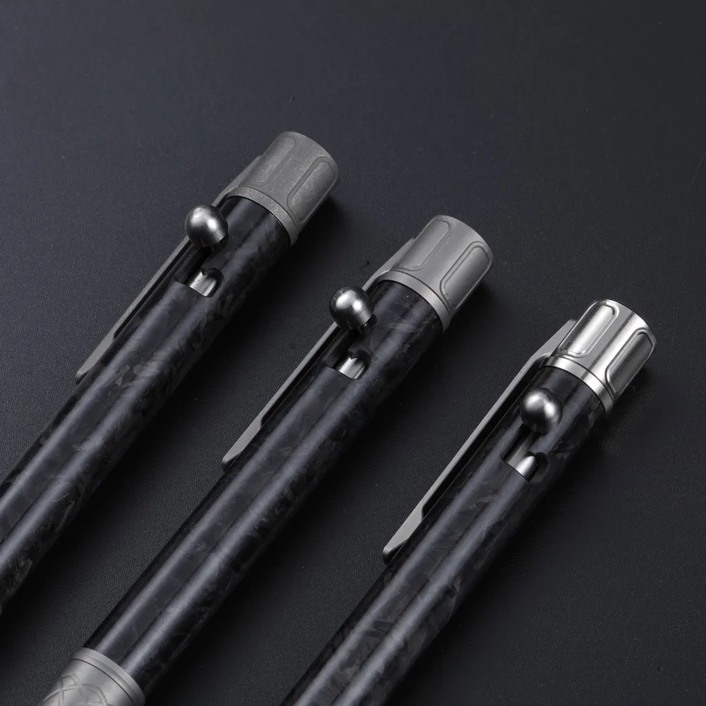 Titanium Alloy Carbon Brazing Tactical Pen ,Tungsten Steel Head Broken Window, Outdoor Women's Self-Defense Pen