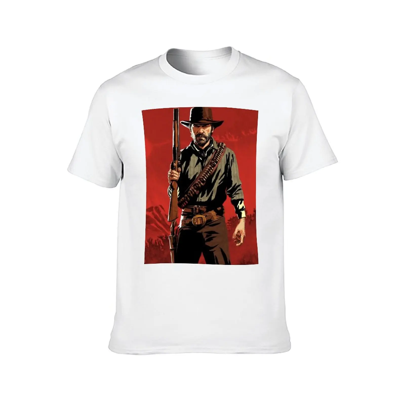 cools art works of rdr 1 and 2 online game T-Shirt graphic t shirt vintage summer clothes mens t shirts casual stylish