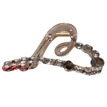 2025 جديد! مشبك شعر على شكل قرش من الأكريليك الراقية - غطاء رأس أنيق للنساء من الخلف