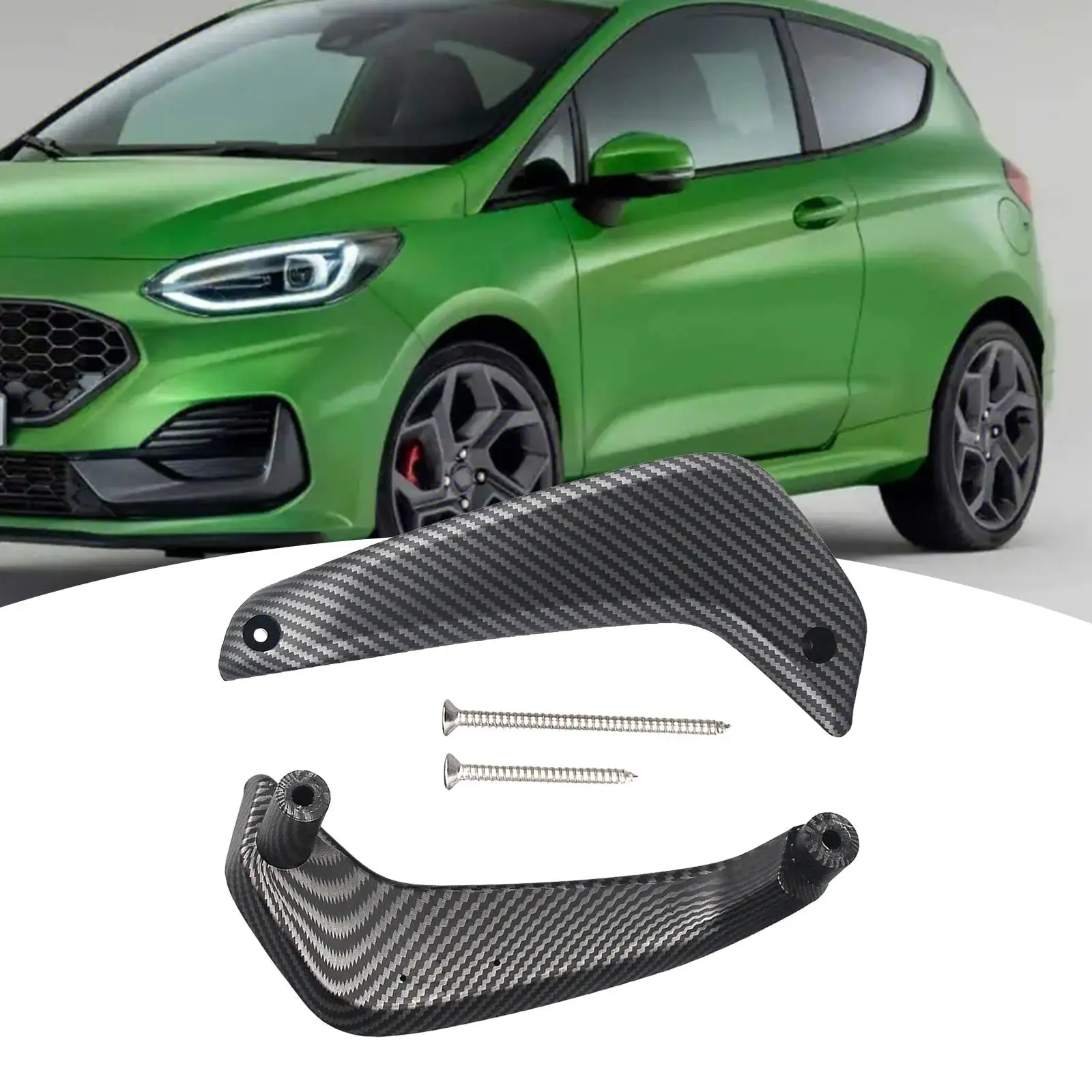 

2x Car Inner Door Pull Handles for Ford Fiesta Manual Window 2011-2020