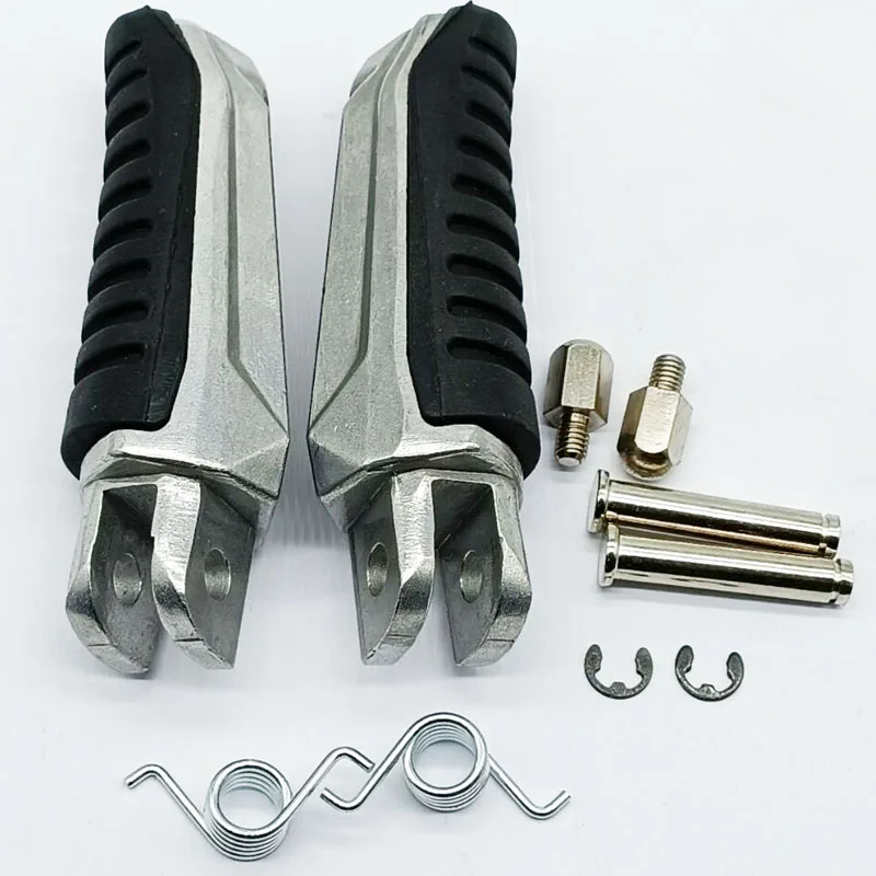 Front Foot Pegs Footrests For Suzuki SFV650 Gladius 2009-2011/2015 /GSX1300R Hayabusa 1999-2017 /GSX-S750 GSXS750 2015-2016