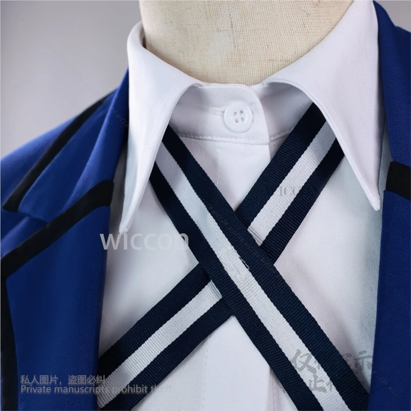 Película de Anime Gunndamm GQuuuuuuuXx Nyaann, disfraz de Cosplay JK, conjunto de uniforme escolar, pelucas, juego de rol, fiesta de Halloween personalizada 3XL
