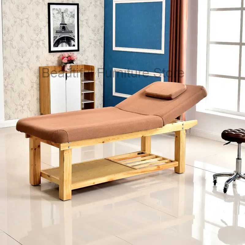 

Professional Massage Table Portable Spa Cosmetic Reclining Aesthetic Foldable Bed Stretcher Cama Masaje Salon Furniture MQ50MB