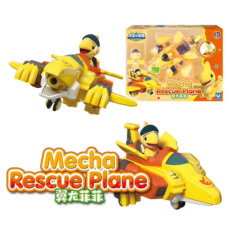Dragon treasure little hero transformation toys children sound and light police car dinosaur fire truckx rescue car gift