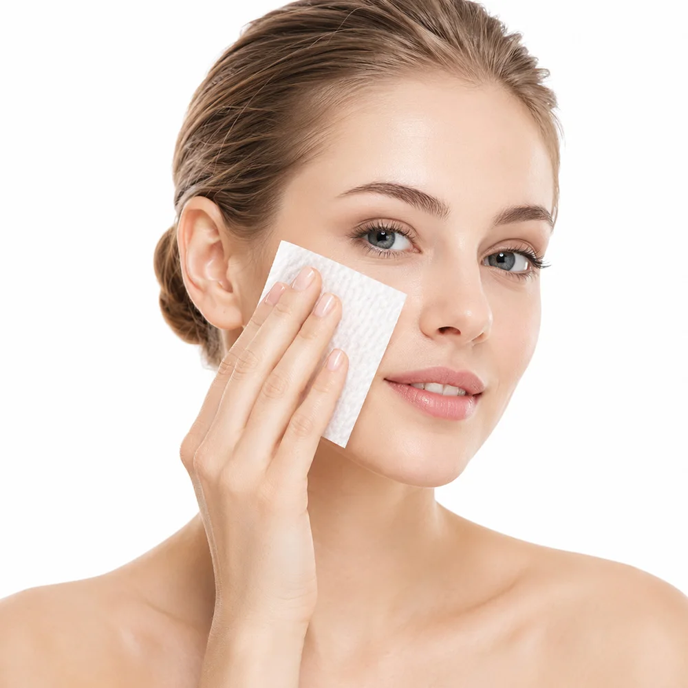 1200 Stück Make-up Wattepads Einweg-Gesichtswattepads Weiche Perlmuster-Reinigungspads für Augen, Lippen und Nagellackentfernung – Detail 7
