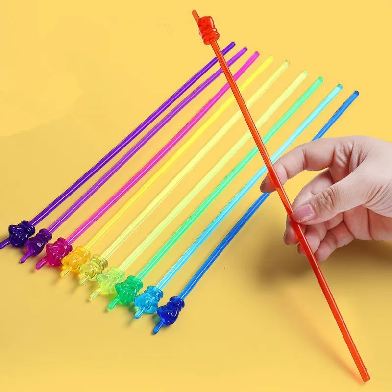 10pcs Finger Reading Guide Preschool Teaching Tools Bendable Sticks Montessori Aids Educational Learning Toys for Children Games