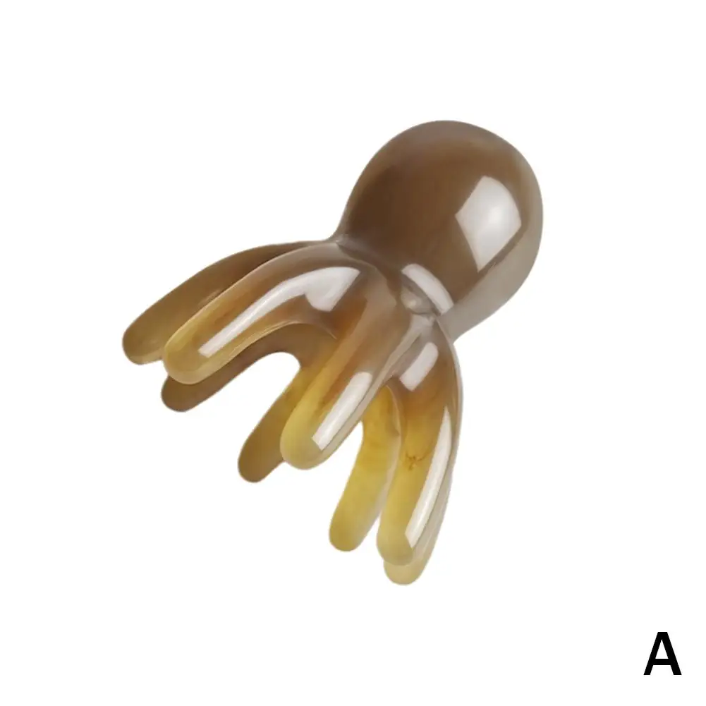 송진 문어 마사지 빗, 자오선, 두피 긁기, 구아 스파, 피로 마사지 빗, 침술 완화 브러시, Sha Ma O8f0