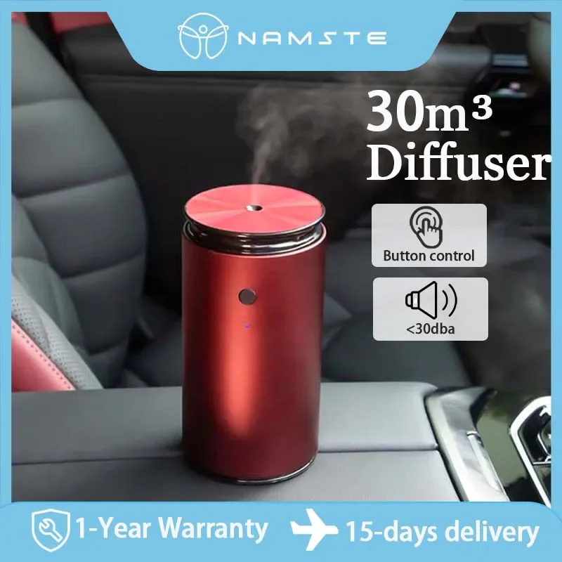 NAMSTE-difusor de aceite esencial de aromaterapia para el hogar y el coche, ambientador portátil con carga USB, máquina de Perfume de aceite de aromaterapia, 10ml