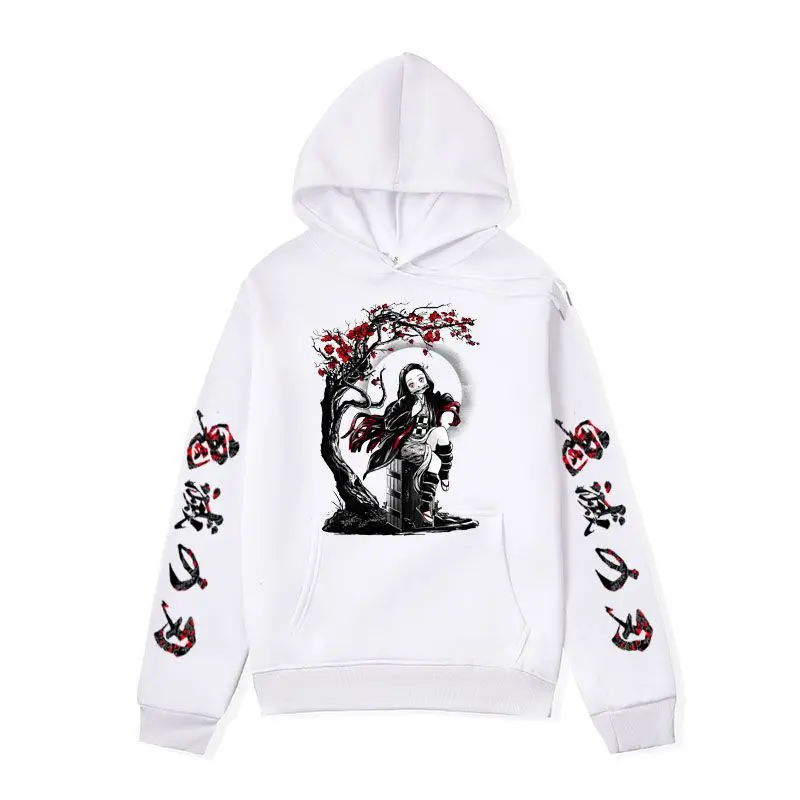 Anime Character Demon Slayer Impressions Street Clothing Casual Hoodies Sports Fashion Women's Clothing