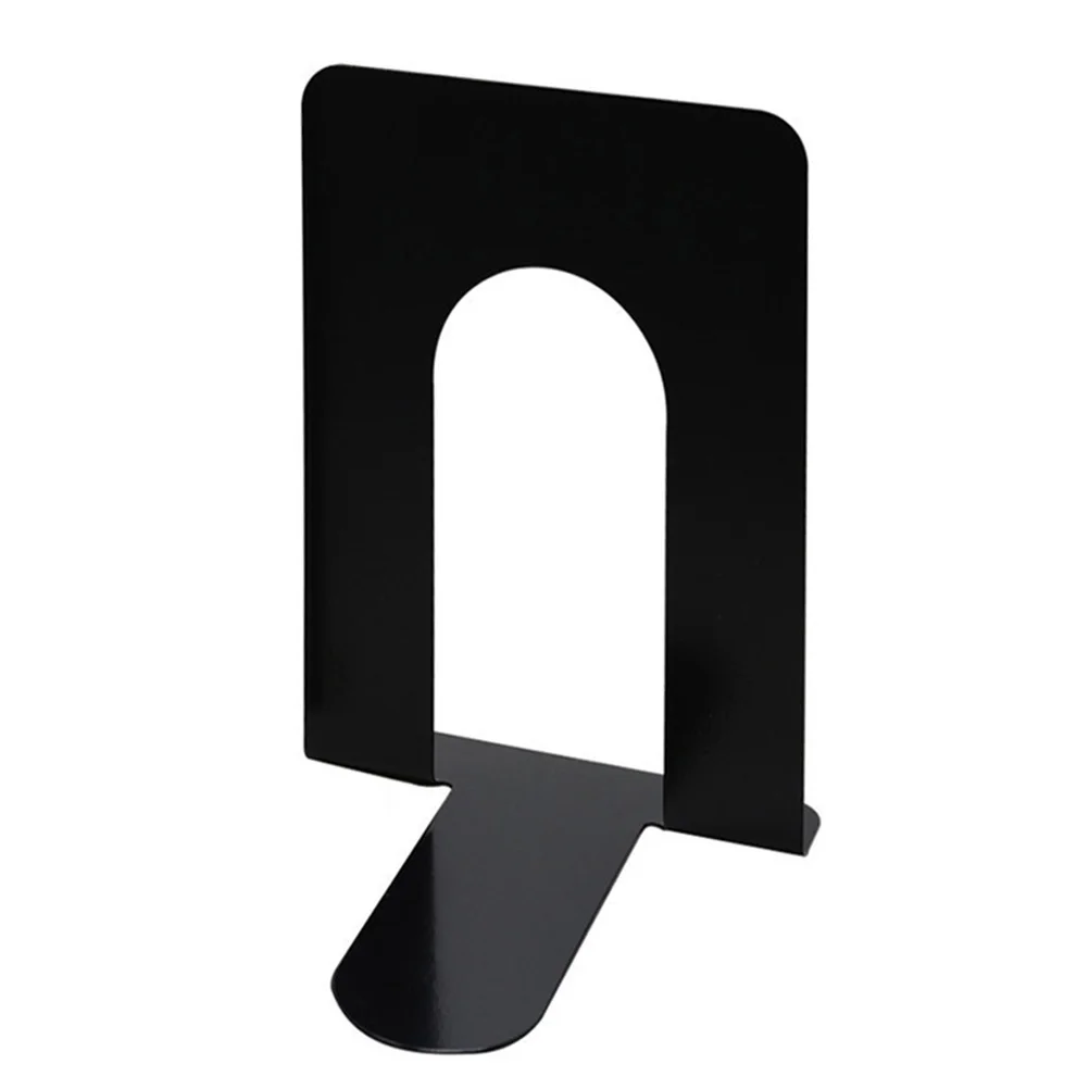 2pcs Metal Bookends Heavy Duty Nonskid Book Supports For Shelves Books Dvds Magazines Home Office Library Desk Organizer Simple
