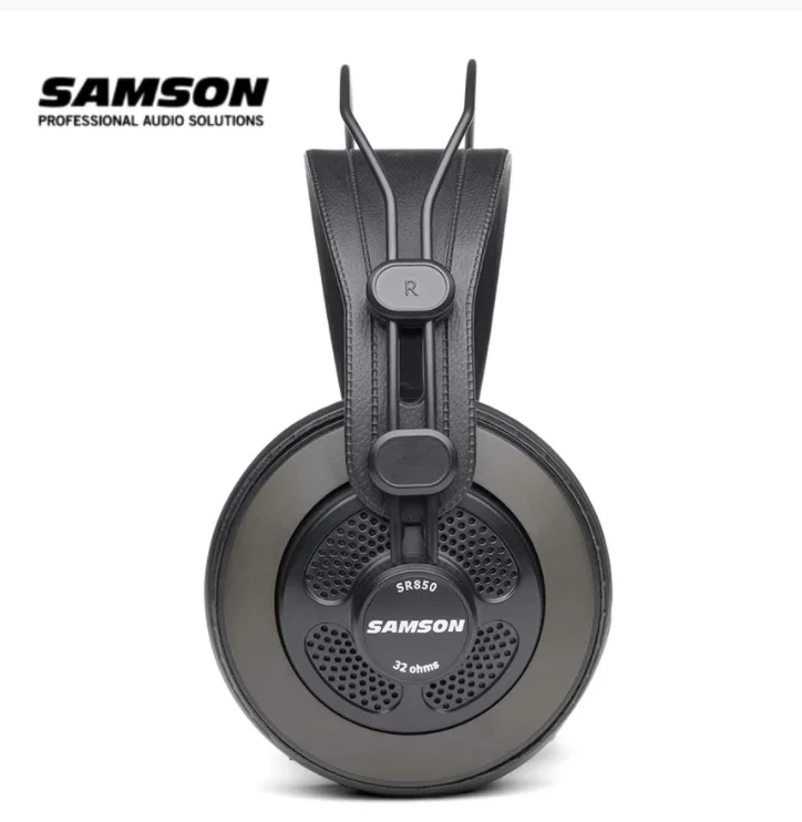 Original HIFI Samson SR850 Monitoring HIFI Headset Semi-Open-Back Headphones for Studio