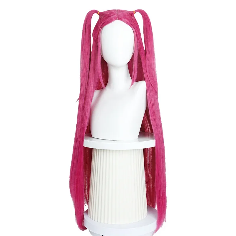 2025HalloweenPerruque de Cosplay du filme Kpop Mira Rumi Zoey, chasseurs de demons, violeta, noir, rouge, cheveux longs, perruques