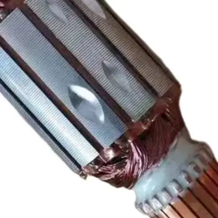 Electric Drill Part Rotary Hammer Armature High Conductivity Copper Stable Performance For GBH220 Rotary Hammer