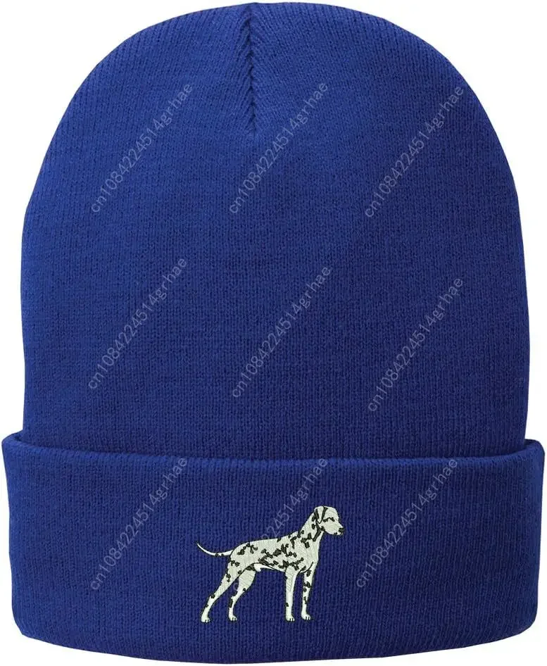 متجر الملابس العصرية قبعة طويلة محبوكة شتوية مطرزة الدلماسية