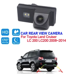 Car Backup Rear View Camera For Toyota Land Cruiser LC 200 LC200 2008 ~ 2014 Night Vision Waterproof Reverse Parking Camera