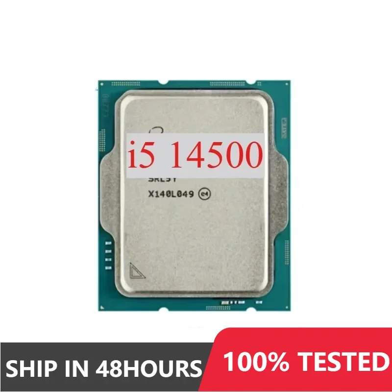 1pcs/5pcs Intel Core i5-14500 i5 14500 cpu processor used Perfect test