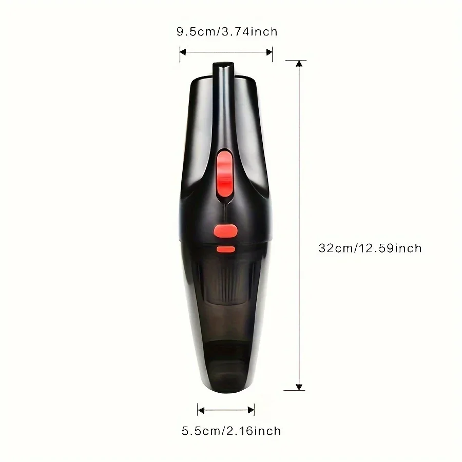 Car Wired Vacuum Cleaner Car Household Strong Dust Collector Handheld Small Mini Home Kitchen Floor Gap Cleaning Supplies