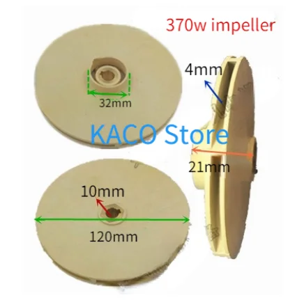 JET Pump Accessories 370-750w Stainless Steel Self-Priming Impeller Engineering Plastic Guide Vane / Tube