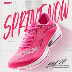 Xtep Racing 260 Running Shoes Women Carbon Plate Professional Marathon PB Sports Shoes Rebound Non-Slip Sneakers 979418110106