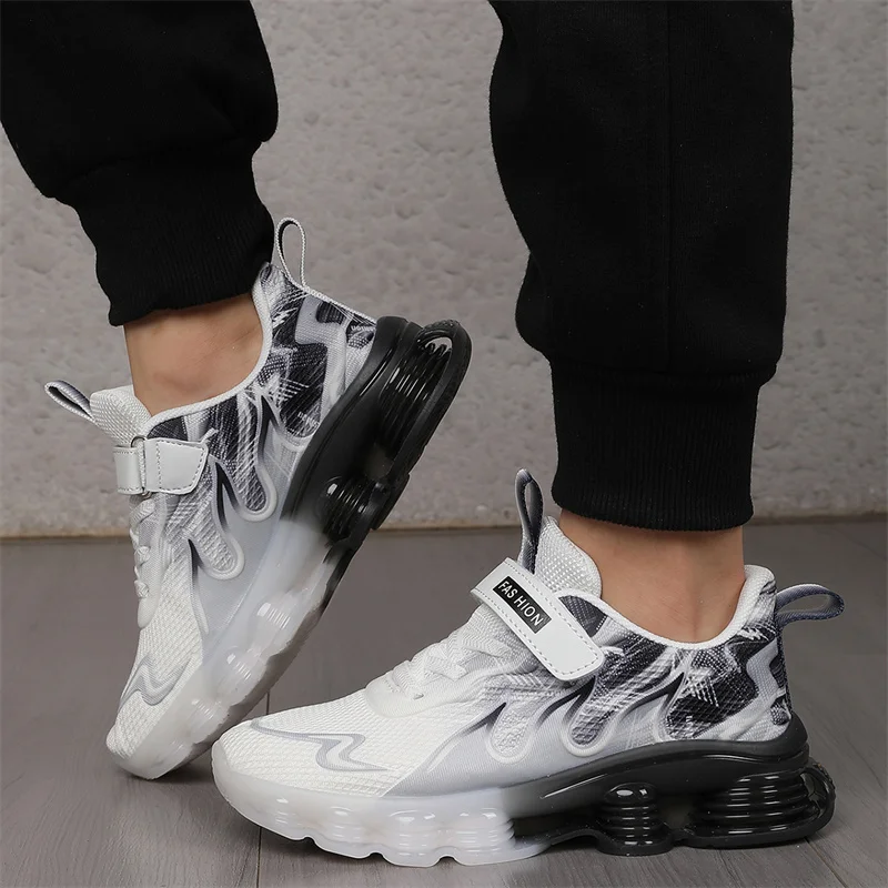 

Детские кроссовки, спортивная обувь для мальчиков, модная кожаная детская дышащая удобная обувь, повседневная обувь для прогулок и бега на открытом воздухе