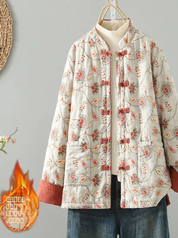 

Женская хлопковая куртка Ele с вышитым принтом и пуговицами, женская футболка премиум-класса с объемной строчкой