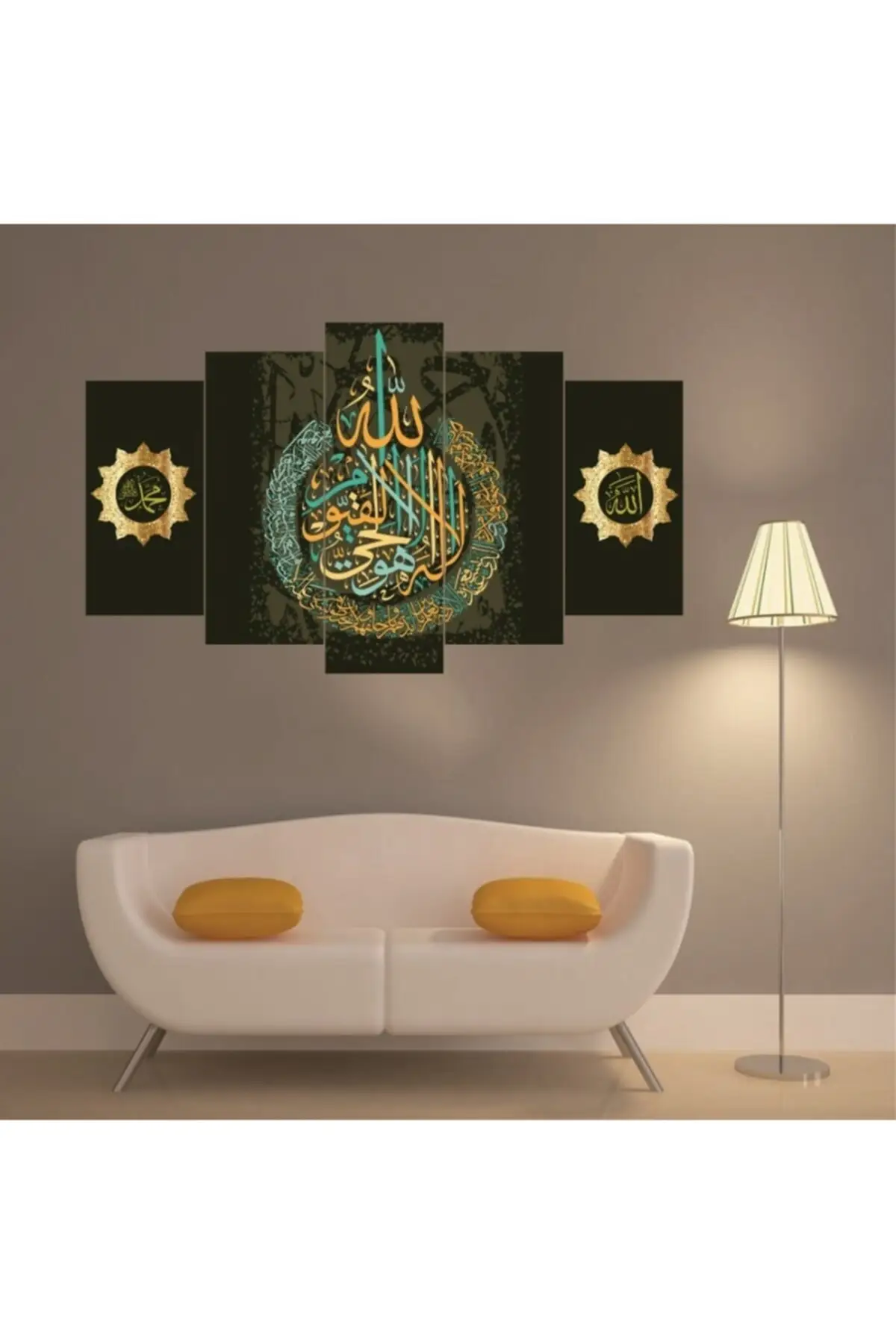 

DOLBOVI religious 5 piece canvas wall painting