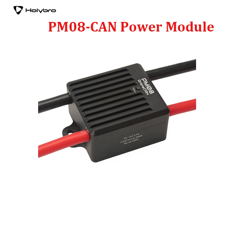 Holybro DroneCAN PM08-CAN Power Module 2-14S 200A Dual Step Down UBEC Output With 2x Independent 5V Out For RC FPV Drone